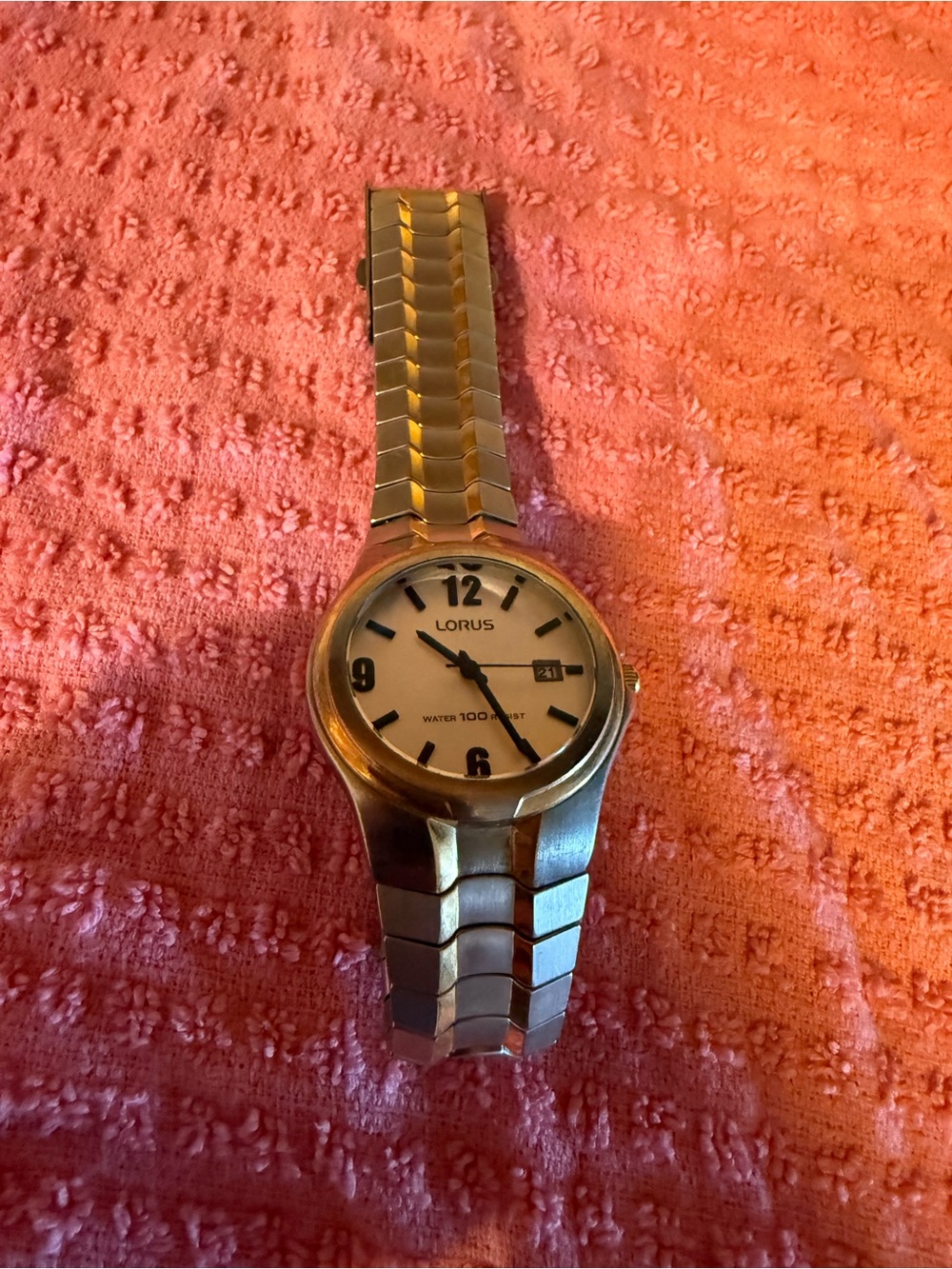Lorus Two-Tone Gold & Silver Men's Wristwatch